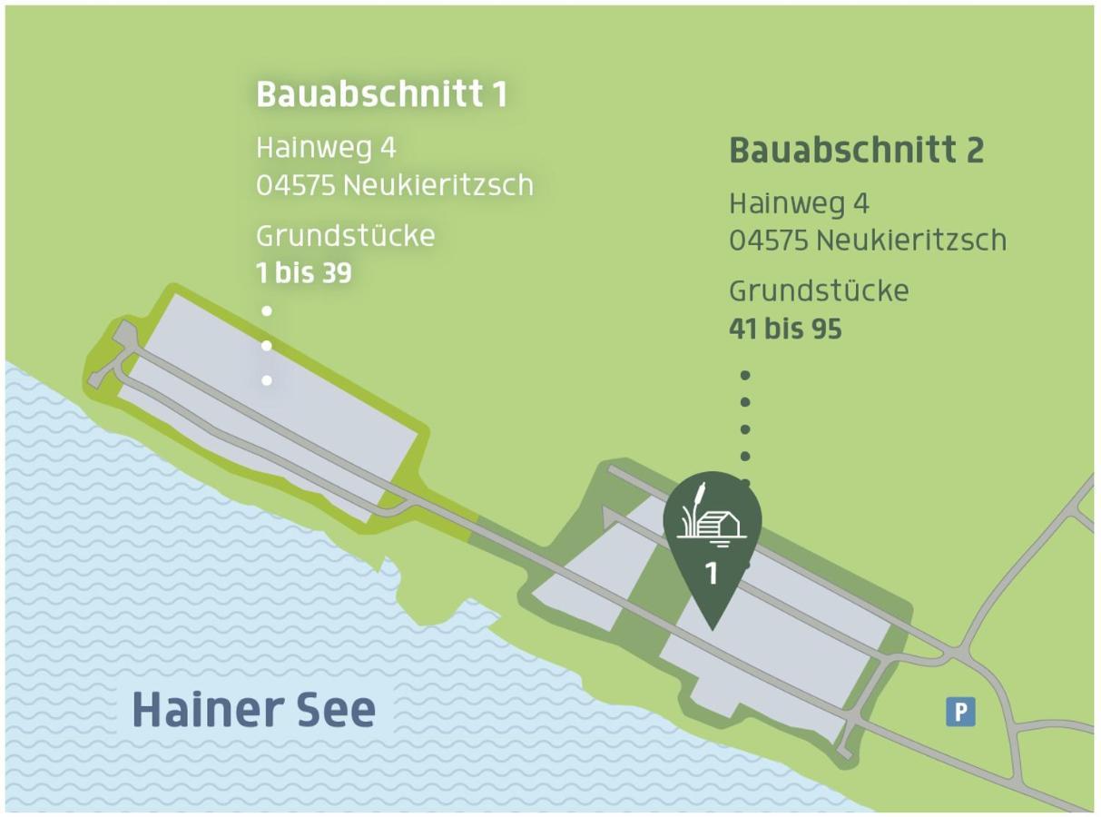 Haus Im Schilf 1 - Ferienwohnungen Am Hainer See Bei Leipzig Neukieritzsch Eksteriør billede